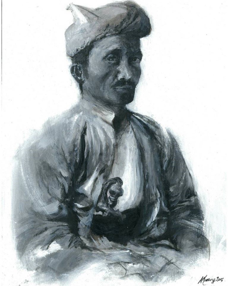 A portrait of Datu Patinggi Ali